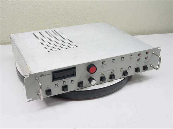 Varian VJW-2722H1 Remote Control Unit front panel with RF power output display and controls — 2U rackmount chassis, slight scuffing on top surface