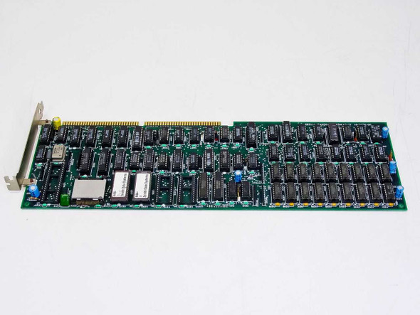 Zenith 85-3202-01 CPU Memory Board long card — top-side view showing full board length with ISA edge connector and bracket