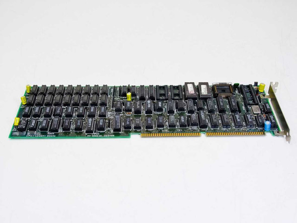 Zenith 85-3222-01 CPU memory expansion board – full top view showing populated DIP memory chips and proprietary ISA-style edge connector