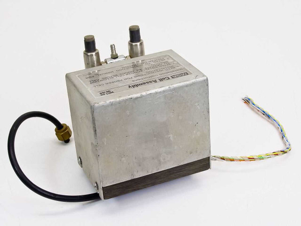 MSA 96104 Cell Assembly rear view showing label with installation instructions and part number, plus wiring harness exit