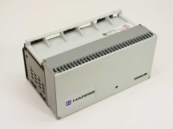 Harris 594-T005 Telecom Network Control Box Terminator – front and top view showing ventilation fins and Harris logo