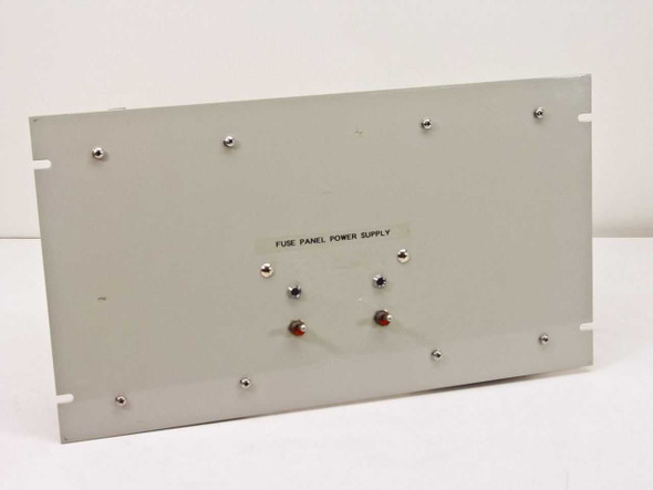 Power-One 12253 Fuse Panel Power Supply – front panel view showing label and indicator lights