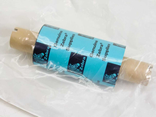 Zebra 309051905 genuine thermal transfer ribbon showing Genuine Zebra Supplies label wrap