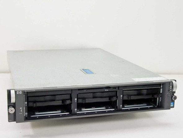HP Compaq ProLiant DL380 310587-001 2U rackmount server – front panel view showing drive bays