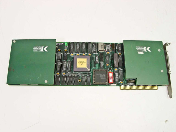 Kurzweil 9178 Rev A 8-bit ISA controller card top view showing Motorola MC68020RC168 CPU and Kurzweil Computer Products labels