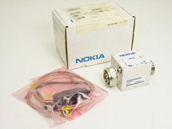 Nokia CS7299413 WBVB Bias Tee T900 shown with cables in ESD bag and original Nokia box — overview