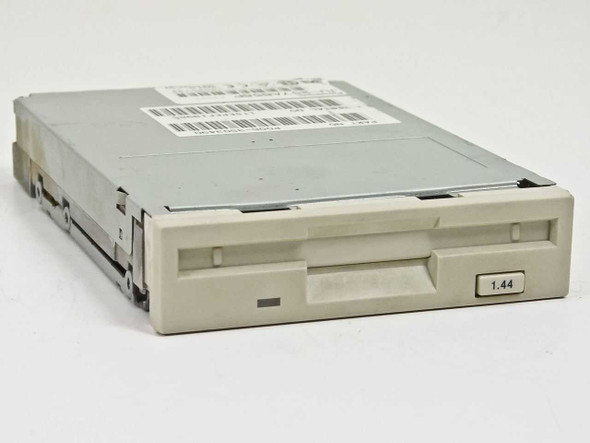 Panasonic JU-257A656P 3.5-inch internal floppy disk drive — front panel with 1.44MB label and disk eject slot