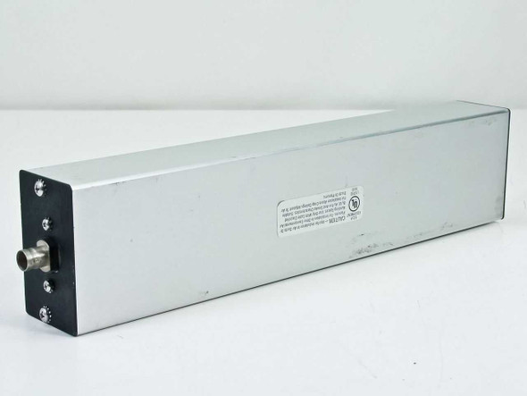 Black Box LE605A Thick/Thin Repeater – right side and bottom view showing rating label and UL mark