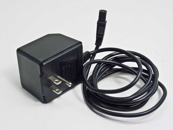 Leader Electronics A48121500 AC adapter rear view showing 2-prong wall plug and output cable