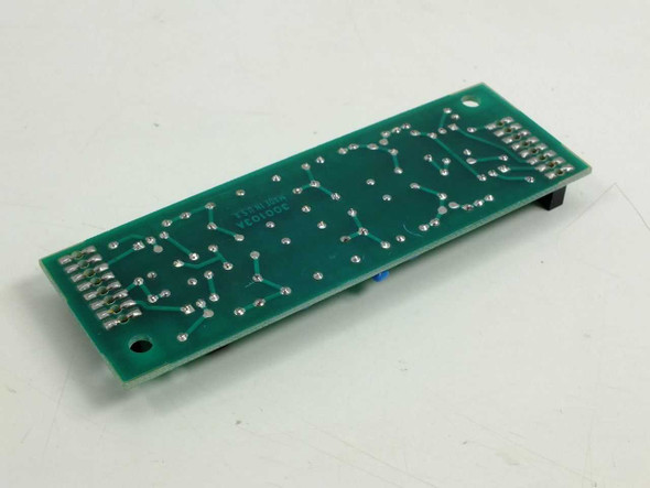 Guzik 300100A Motion Controller Board PCB bottom/solder-side view showing solder joints and card-edge connector pads