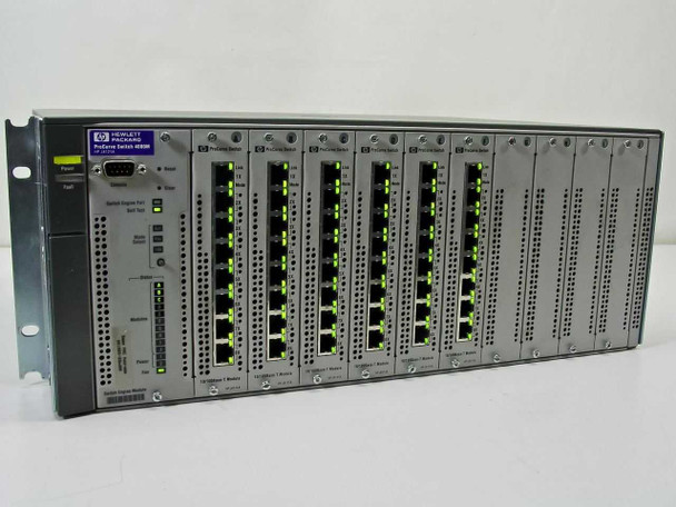 HP J4121A ProCurve Switch 4000m 10/100/100 with 6x J4111A Modules HP J4121A ProCurve Switch 4000m 10/100/100 with 6x J4111A Modules