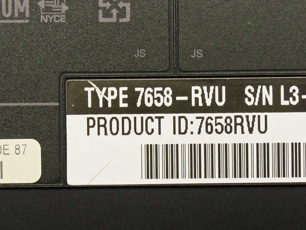 Lenovo 7658-RVU T61 Intel Core 2 Duo 2.1GHz 3GB RAM 100GB HDD - No AC adapter