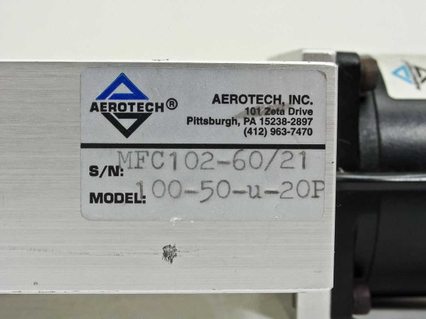 AeroTech 100-50-u-20p Accudex Motorized Linear Stage with 101SMB2-HM Motor