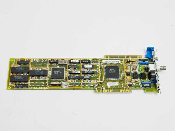 DCA IRMA III 004930 Rev A — component side showing main controller ICs, smaller chips labeled 'ethernet' and 'sram'