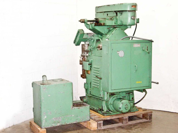 Barnes-Desenberg Model 5 Optical Lens Curve Generator right-side three-quarter view showing motor and control cabinet