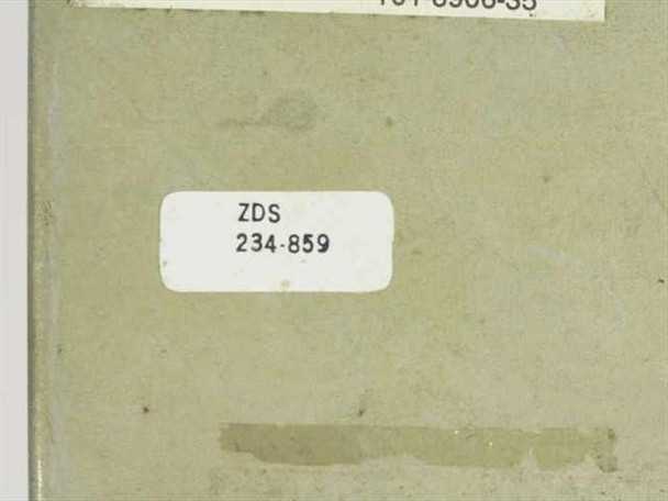 Zenith ZDS 234-859 power supply side label confirming model number ZDS 234-859