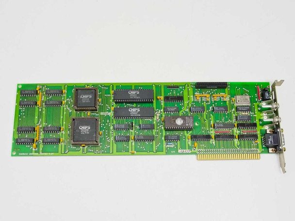 Chips 1N5817 8-Bit ISA 9-Pin EGA Enhanced Graphics Adapter Video Card