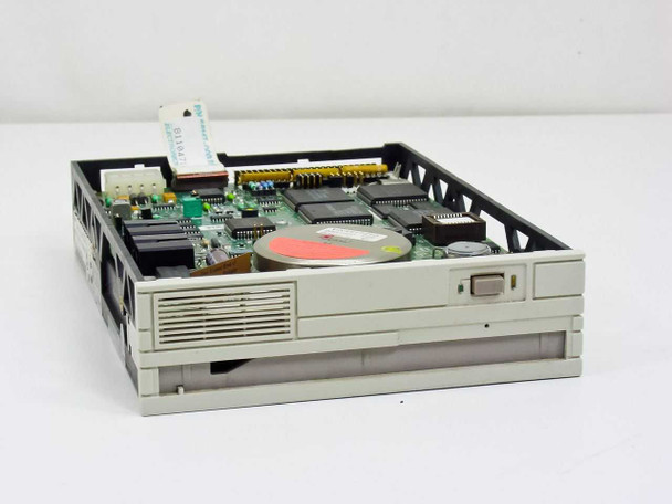 Iomega Beta 20CA 01084500 vintage optical drive – angled top view showing open chassis with PCB and optical assembly