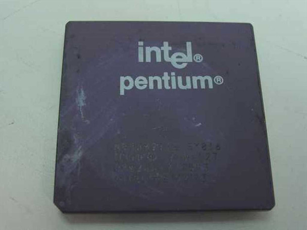 Intel SY016 Pentium One 166Mhz Processor A80502166 Socket 5 or 7 Compatible