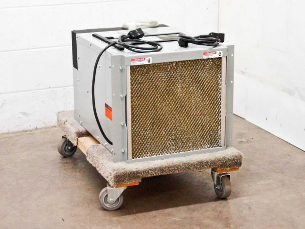 McLean Midwest AH30-0516-001 electronic enclosure air conditioner – front view showing condenser filter screen and power cable
