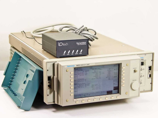 Tektronix SCD5000 Transient Digitizer w/ SCD Display Unit Option 2E