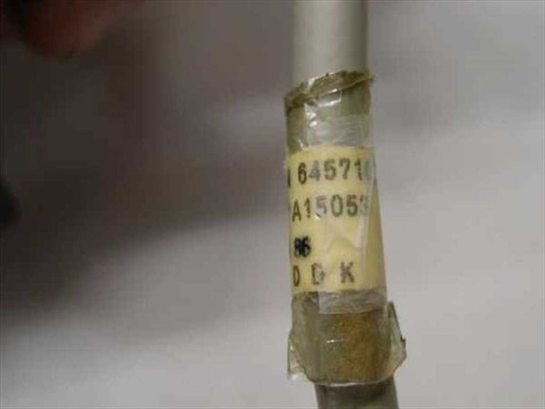 IBM 6457102 Twinax cable label showing part number 645710 and date code A15053