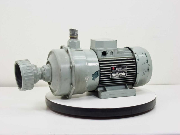 Bell & Gossett FST 3000 liquid circulator pump — front-left 3/4 view showing pump head with large threaded inlet and AC motor