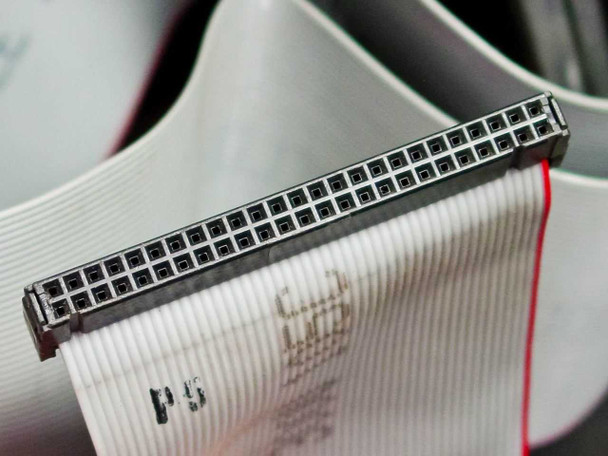 Internal ribbon cable with 50-pin IDC connector — SCSI or drive data cable