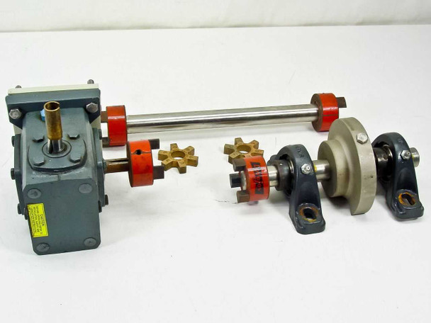 Boston Gear 713-40 J 40:1 21.5 ft-lb Indexing Drive Head with Accessories