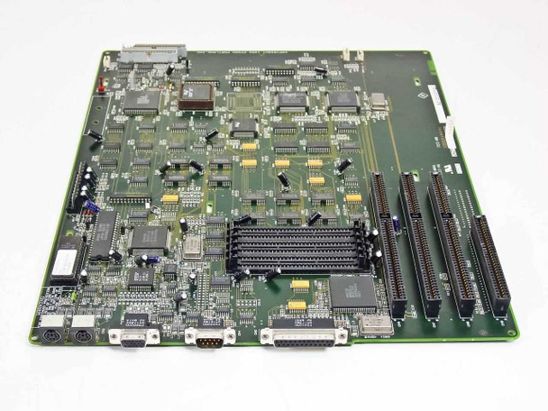 Epson 723-MA PII-M1 Intel 386SX motherboard top view showing full PCB with ICs, SIMM slots, and I/O ports