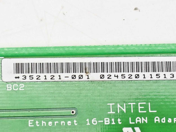 Intel 16 Bit Lan Adapter, PRO/10 TP/BNC/AUI ISA 352121-001