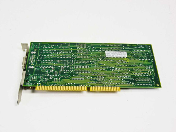 Networth EtherNext PCB 1012-1 ISA Ethernet NIC – solder side (bottom) view showing ISA edge connector and white label sticker