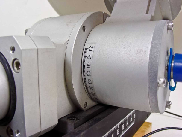 Noran 960H-1SPS – graduated rotary scale on detector body showing angular position markings (approx. 30–90 degrees range)