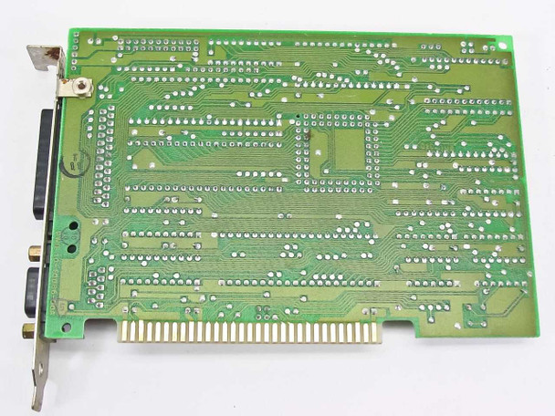 Emulex Persyst Mono II ISA video card 12-10086-02 – solder side / rear PCB view