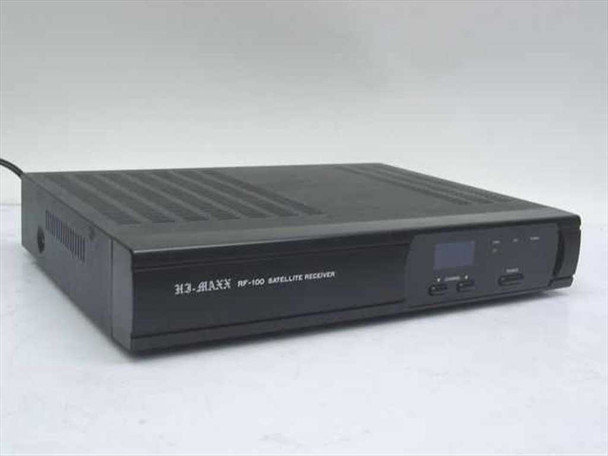 HI-MAXX RF-100 Satellite Receiver – front panel view showing channel display and control buttons