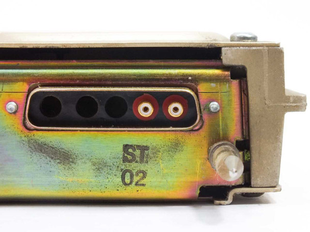 Motorola SGLF1060A – side connector view showing multi-pin circular connector array and ST 02 marking