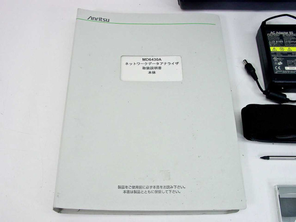 Anritsu MD6430A Network Analyzer ISDN Frame Relay MU643000B - No Battery - As Is