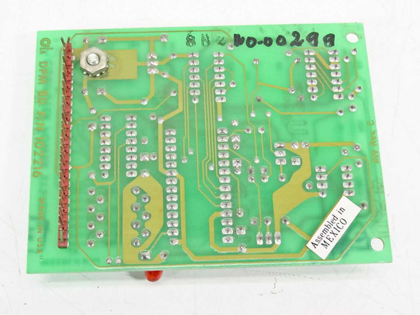 Computer Power Systems 102216 DPM Board – solder side showing 'Assembled in Mexico' stamp and edge connector traces