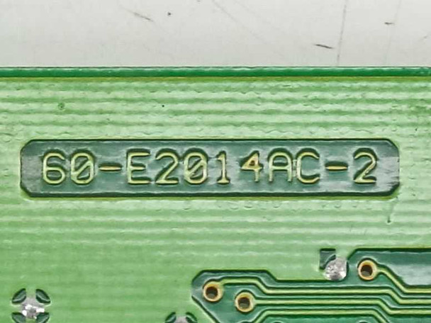 Close-up of Winbond 60-E2014AC-2 part number molded into PCB edge — reads 60-E2014AC-2