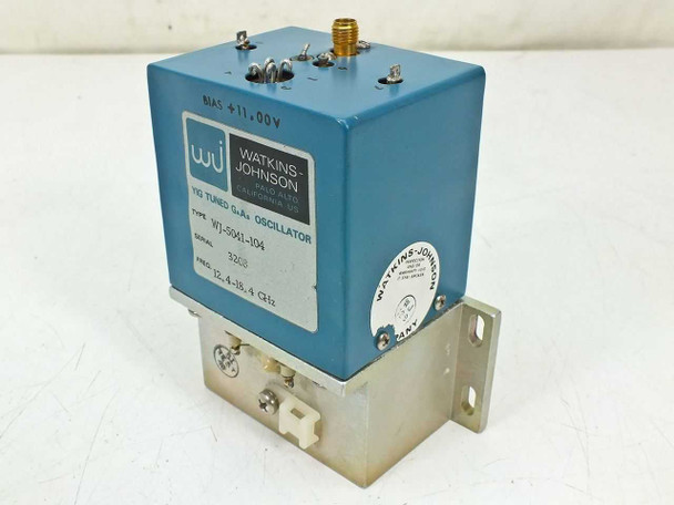 Watkins Johnson WJ-5041-104 YIG Tuned Ga As Oscillator 12.4~18.4GHz - 403919-001