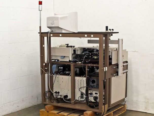 Pacific Western Systems P5NMS Semi-Automatic Wafer Inspection Prober +PC/Monitor