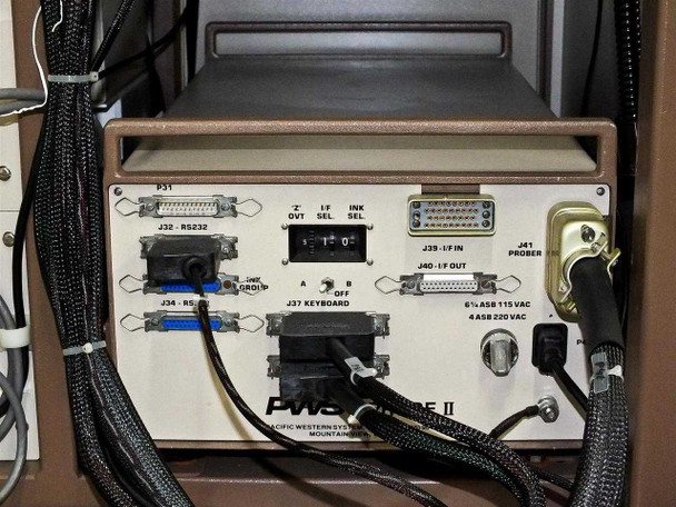 Pacific Western Systems P5NMS Semi-Automatic Wafer Inspection Prober +PC/Monitor