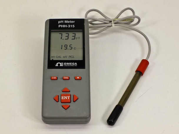 Omega Engineering PHH-315 Waterproof pH Meter, Cable and pH/Temperature Probe