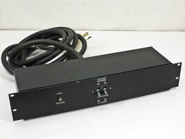 19" Rackmount Dual pull circuit breaker (15 Amp)