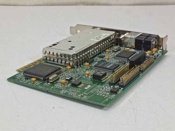 Philips 763-04 PCI tuner card component side showing Philips tuner module, multiple ICs, and PCI edge connector