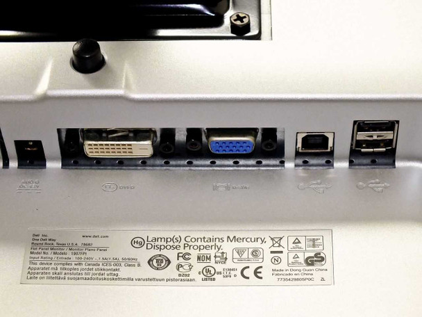 Global Industrial 607300 Mobile LCD Computer Workstation w/Dell 19" Monitor