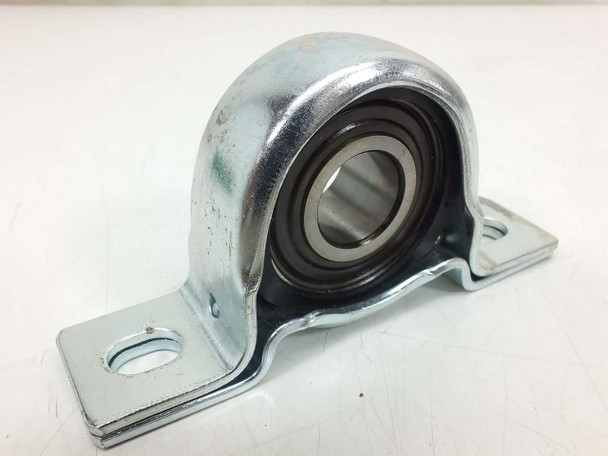 Fafnir RPB 3/4 pillow block bearing – second side profile view showing bearing race and zinc-plated base