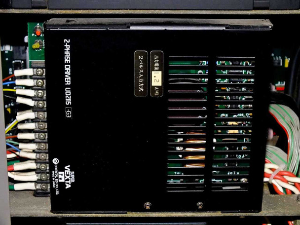 Oriental ED Co. 2-Phase Driver UD215 module — installed inside SFT7000 electronics bay, closeup of front label