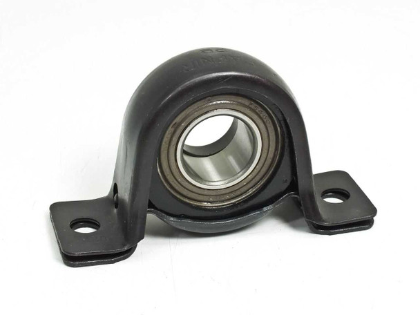 Fafnir RA100RPB1 black oxide 2-bolt pillow block bearing – angled side view showing housing profile and two mounting holes