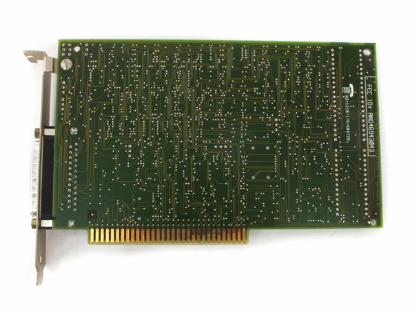 IBM 73G3224 ISA Multiprotocol Adapter — PCB solder side (bottom) with FCC ID label and component traces visible